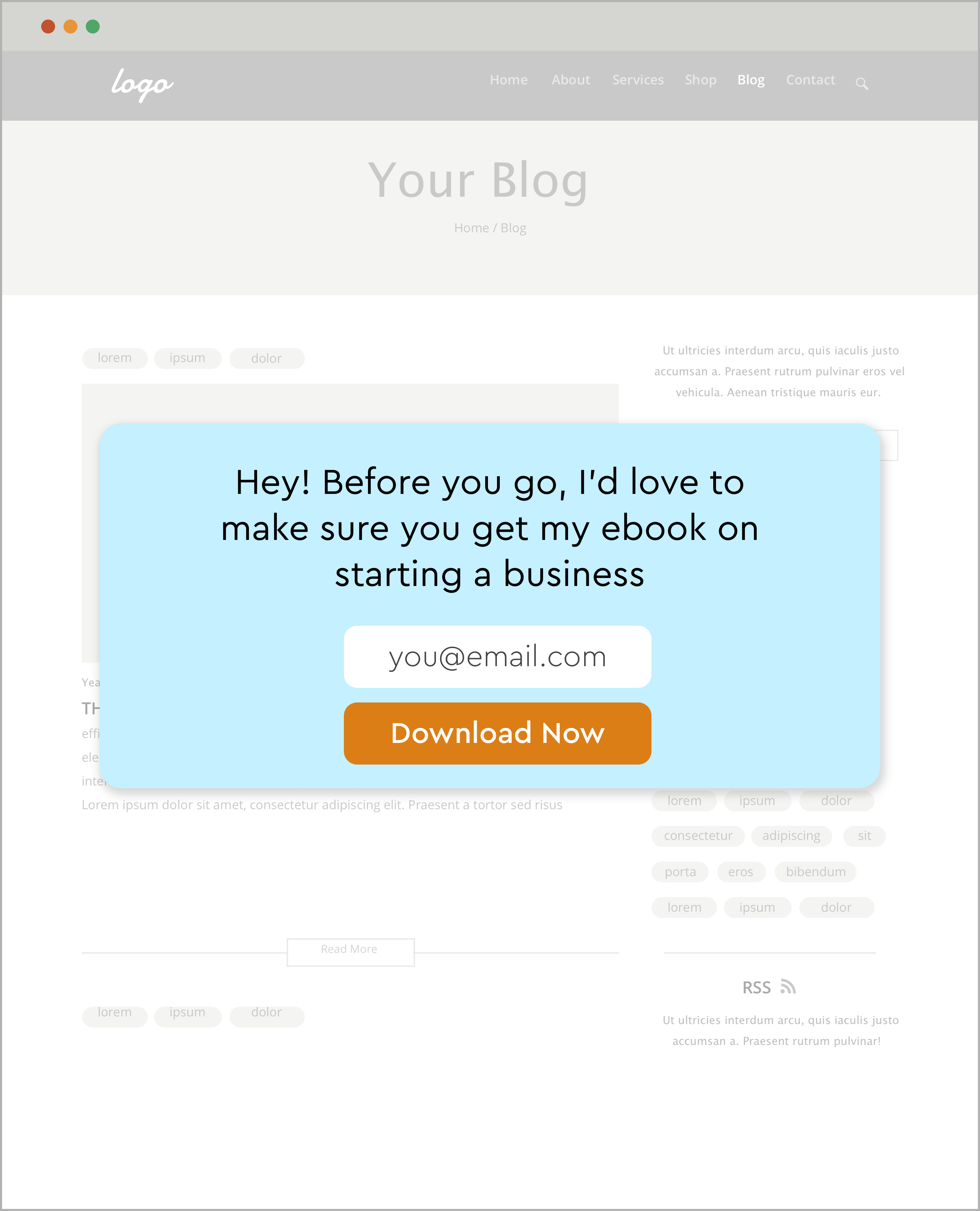 Every opt-in on your website – popups, slide ups, and more – now show your personalized offer