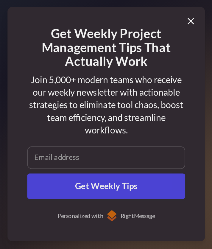 Live preview of the opt-in form before a visitor enters an email address