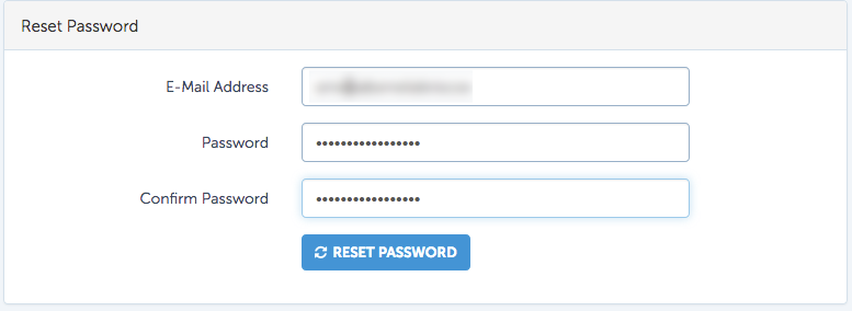 Reset your password 4