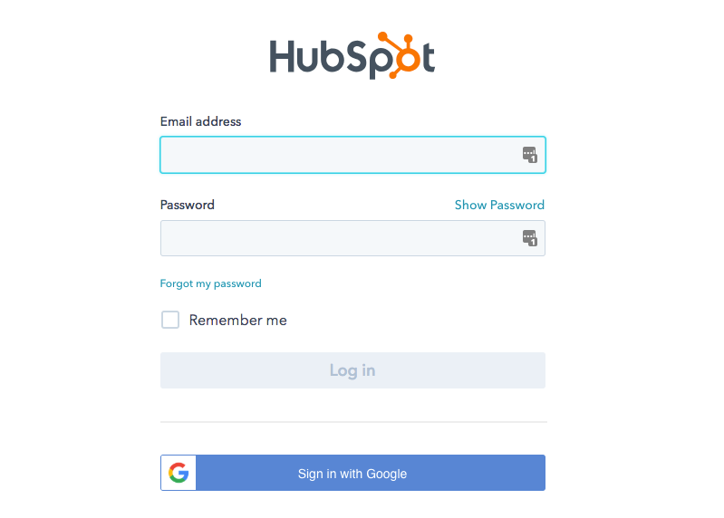 HubSpot Auth 1