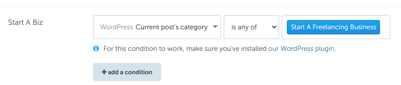 Segmentation rule - WordPress meta data